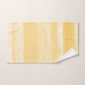 黄色の水色抽象芸術のミニマリズム#1 #minimal バスタオルセット (ハンドタオル)