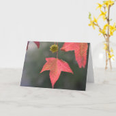 黄色の液体ツリー空白の- Greeting Card カード (黄色い花)