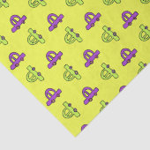 黄色の漫画の車 薄葉紙 (詳細)