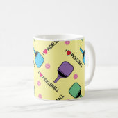 黄色の漬物が好きです コーヒーマグカップ (正面右)