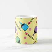 黄色の漬物が好きです コーヒーマグカップ (中央)