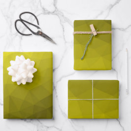 黄色の濃いグラデーショグラデーションンのジオメトリメッシュパターン ラッピングペーパーシート