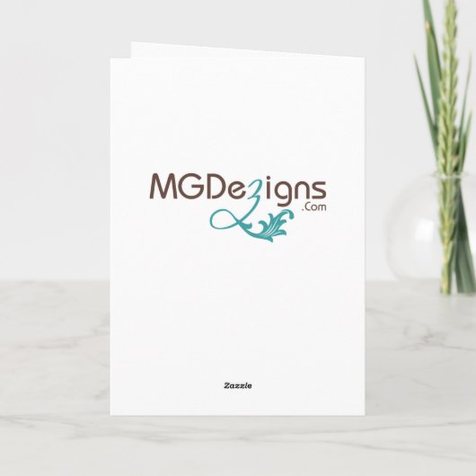 黄色の灰色の水の色のフローラ結婚の感謝をありがとう サンキューカード (裏面)