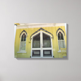 黄色の炎ジンジャーブレッド – Martha's Vinyard キャンバスプリント