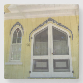 黄色の炎ジンジャーブレッド – Martha's Vinyard ストーンコースター