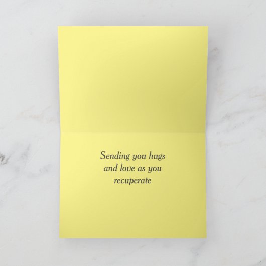 黄色の犬と勇気付けられるよくカードを取得 カード (内部)