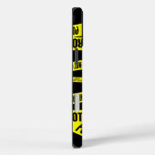 黄色の犯罪シーンを横断しないテープの危険領域 Case-Mate iPhoneケース (裏面 / 右)