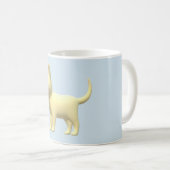 黄色の猫 コーヒーマグカップ (正面右)