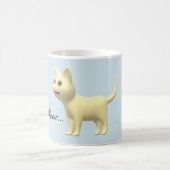 黄色の猫 コーヒーマグカップ (中央)