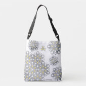 黄色の球体PolyHexaBloomクロスボディバッグ クロスボディバッグ (裏面)