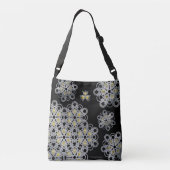 黄色の球体PolyHexaBloomクロスボディバッグ クロスボディバッグ (裏面)