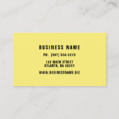 黄色の登録栄養士とリンゴ エンクロージャーカード (裏面)