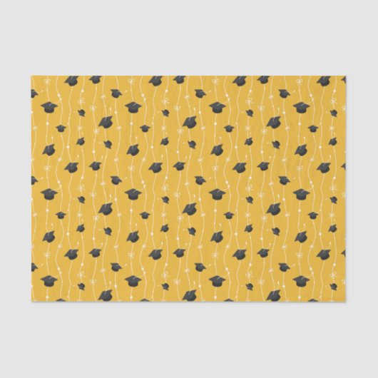 黄色の目盛りキャップとリボン 薄葉紙 (正面)