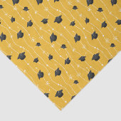 黄色の目盛りキャップとリボン 薄葉紙 (詳細)