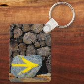 黄色の矢印 キーホルダー (裏面)