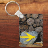 黄色の矢印 キーホルダー (正面)