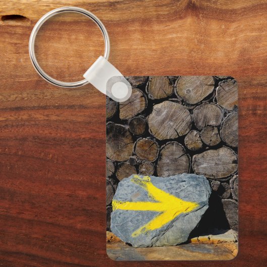 黄色の矢印 キーホルダー (正面)