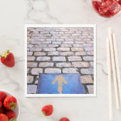 黄色の矢印 スタンダードランチョンナプキン (インサイチュ)