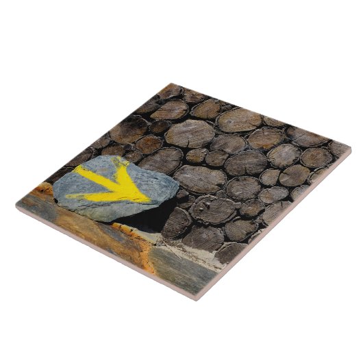 黄色の矢印 タイル (側面)