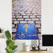 黄色の矢印 ポスター (ホームオフィス)