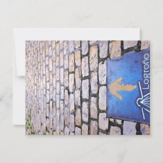 黄色の矢印 ポストカード