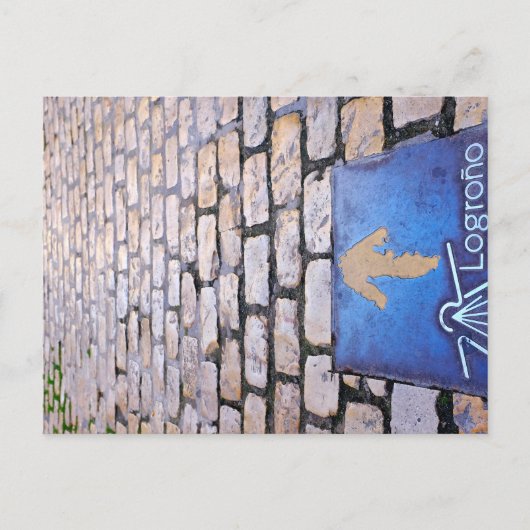 黄色の矢印 ポストカード (正面)