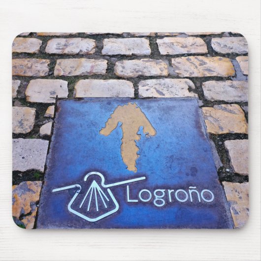 黄色の矢印 マウスパッド (正面)