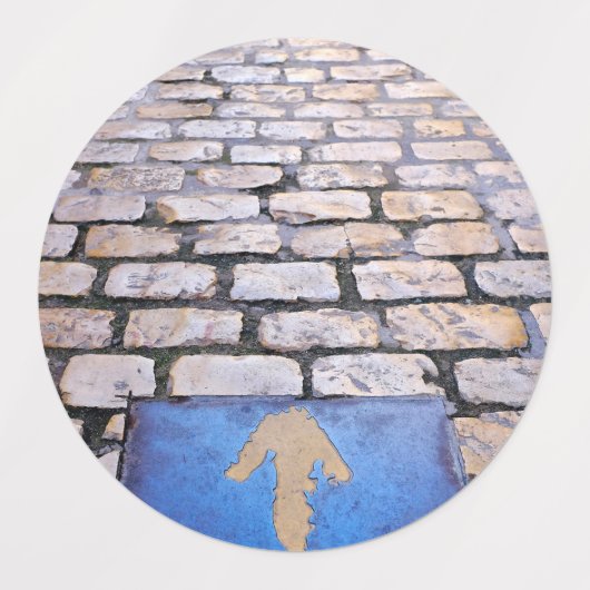 黄色の矢印 ラベル (デザイン2)