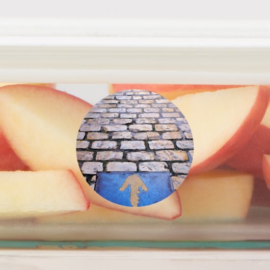 黄色の矢印 ラベル (貼付)