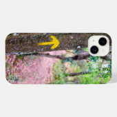 黄色の矢印 iPhoneケース (裏面横)