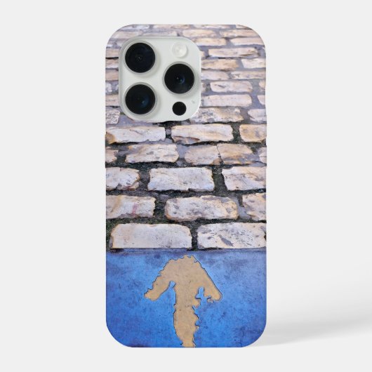 黄色の矢印 iPhoneケース (裏面)