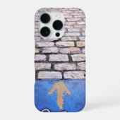 黄色の矢印 iPhoneケース (裏面)