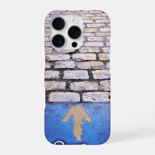 黄色の矢印 iPhoneケース (裏面)