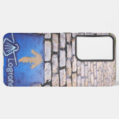 黄色の矢印 SAMSUNG GALAXYケース (左側面)