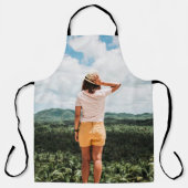 黄色の短パンをはいた女性 エプロン (正面)