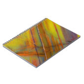 黄色の石化木材 ノートブック (左側)