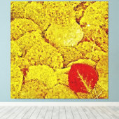 黄色の秋#2 - 絵画's Art Wrapped canvas キャンバスプリント (インサイチュ (ウッドフロア))