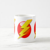黄色の稲妻 コーヒーマグカップ (中央)