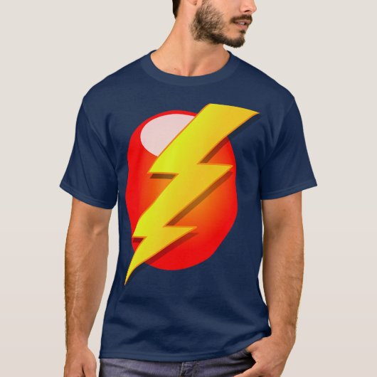 黄色の稲妻 Tシャツ (正面)