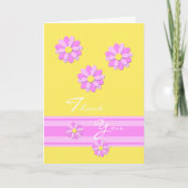 黄色の管理プロフェッショナルの日札 サンキューカード (正面)