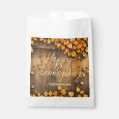 黄色の紅葉オンウッド感謝祭 フェイバーバッグ (正面)