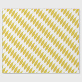 黄色の紅葉水の色パターン ラッピングペーパー (フラット)