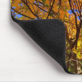 黄色の紅葉 マウスパッド (コーナー)