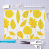 黄色の紅葉 薄葉紙 (クラフト)