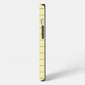 黄色の紙 iPhoneケース (左側面)