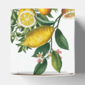 黄色の素朴レモンと葉の緑の結婚香り フェイバーボックス (上部)