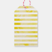 黄色の素朴レモンベイビーシャワー ギフトタグ (裏面)