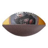 黄色の紫色のプレイヤー名番号チームフォト アメリカンフットボール (回転90)