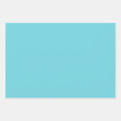 黄色の緑と青 ラッピングペーパーシート (正面3)