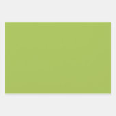 黄色の緑と青 ラッピングペーパーシート (正面2)